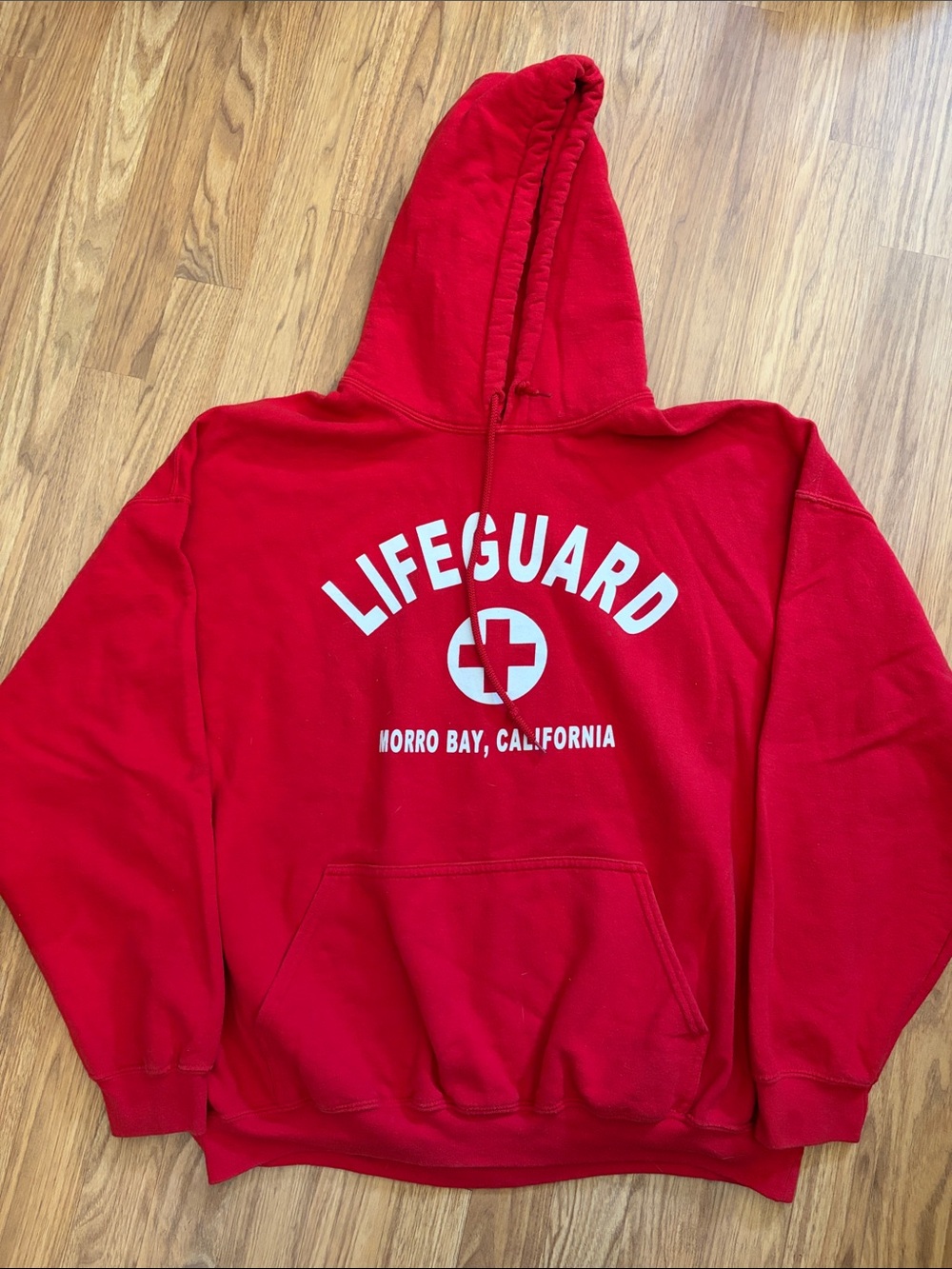 Morro Bay Lifeguard Hoodie Sweatshirt Size XXL Unisex